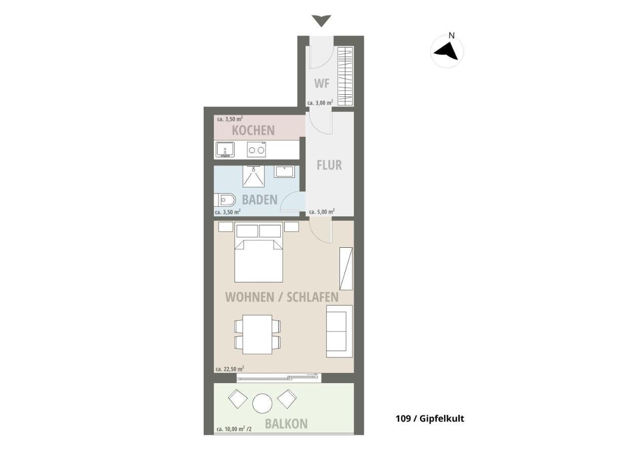 Kult Apartment - Gipfelkult Oberstdorf Ngoại thất bức ảnh